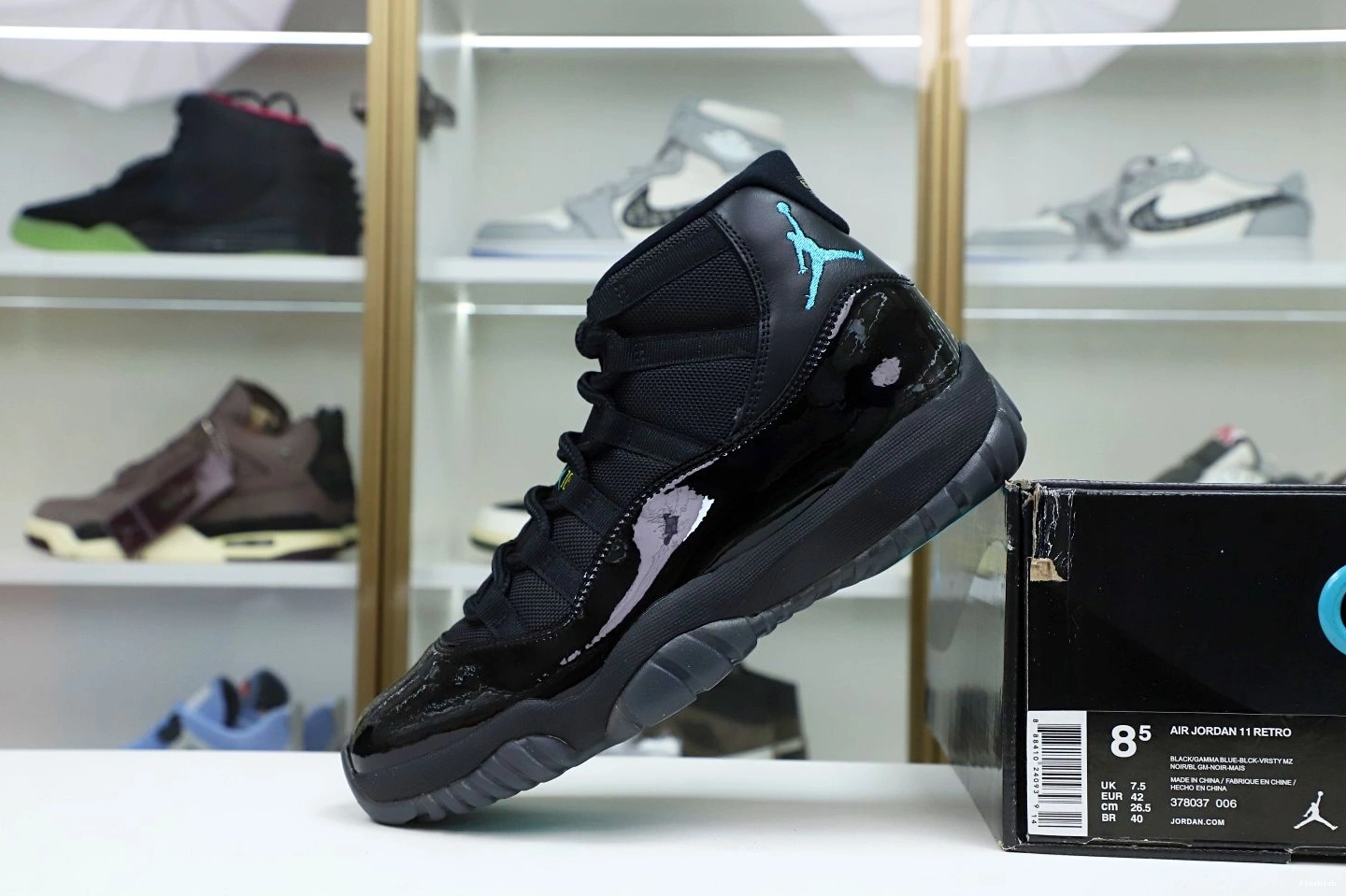 11 JORDAN BLUE GAMMA AIR RETRO 0715